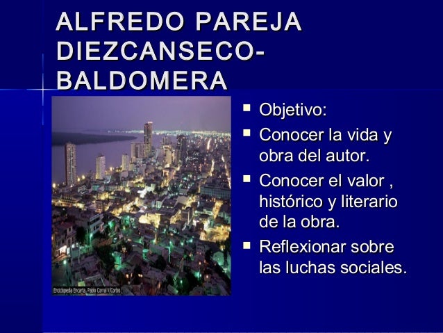 alfredo pareja diezcanseco baldomera